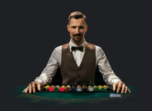 Live roulette wheel spin